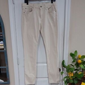 Polo Ralph Lauren Cream TOMPKINS Skinny Jeans RETRO